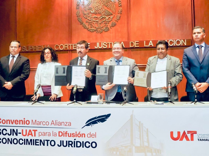 UAT y SCJN firman alianza para la difusión del conocimiento&nbsp;jurídico