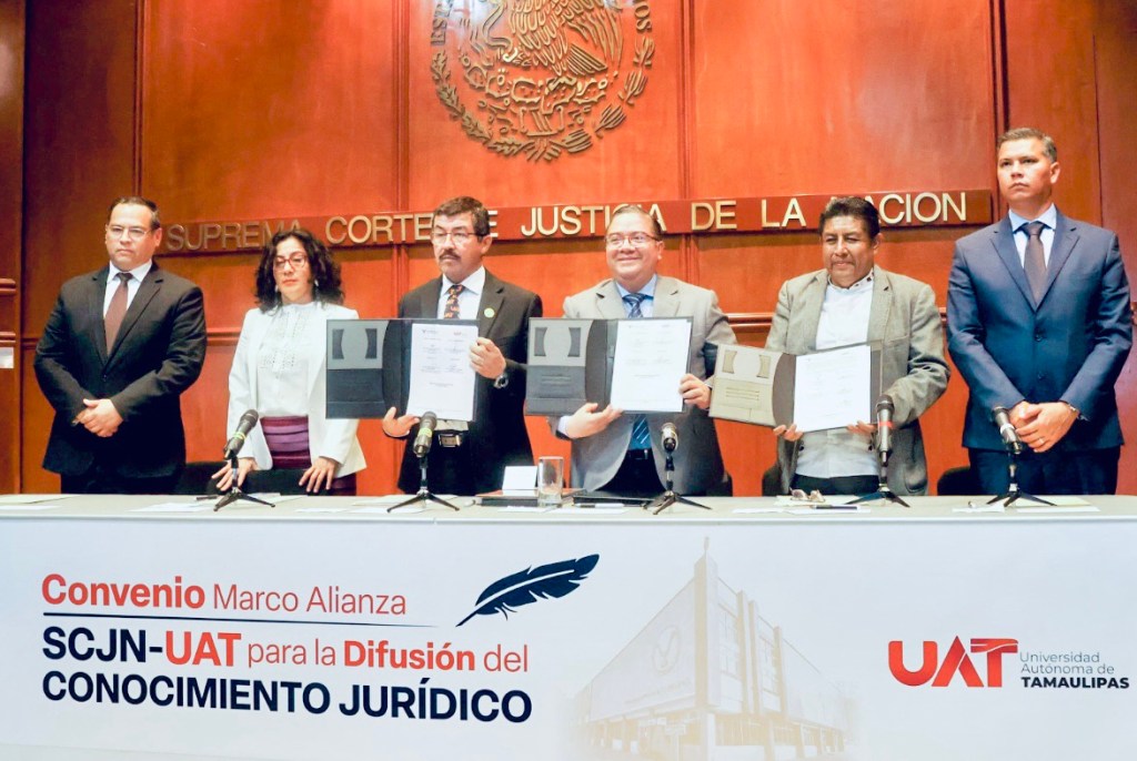 UAT y SCJN firman alianza para la difusión del conocimiento&nbsp;jurídico
