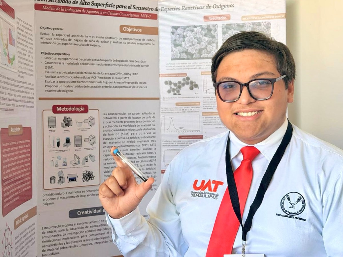 Estudiante de la UAT pone en alto a Tamaulipas en la FEMECI&nbsp;2026