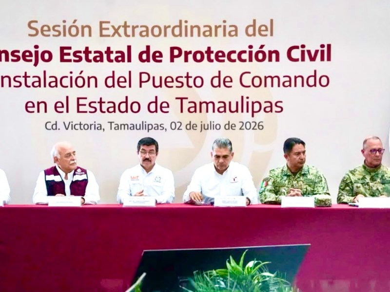 Participa rector de la UAT en la instalación del Puesto de Comando Interinstitucional contra&nbsp;Ciclones