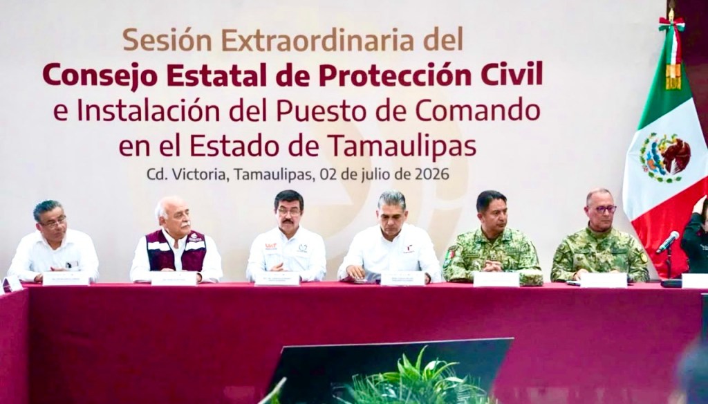 Participa rector de la UAT en la instalación del Puesto de Comando Interinstitucional contra&nbsp;Ciclones