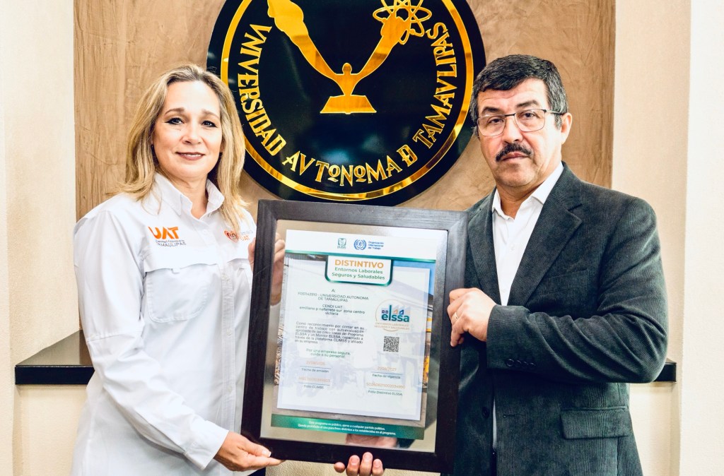 Recibe CENDI UAT reconocimiento del IMSS por promover entornos laborales seguros y saludables&nbsp;
